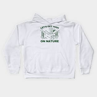 Hiking High on Nature Kids Hoodie